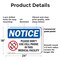 Signmission Please Don't Use Cell Phone, 24 in W x Rectangle, Plastic OS-2PACK-NS-P-1824-L-17436 - alternate 8